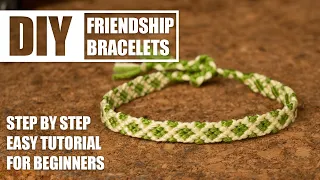 Diamonds X Autumn Friendship Bracelets Step by Step Tutorial | Easy Tutorial for Beginner