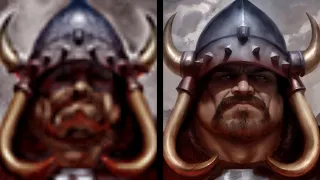 Homm3 Hero Portrait Remaster: Barbarians