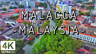 Aerial Cinematic of Malacca Central, with Relaxing Music