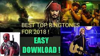 Best top ringtones ever 2017 - 2018 download(download links) Pirates|Shape of U|Deadpool|cheap thril