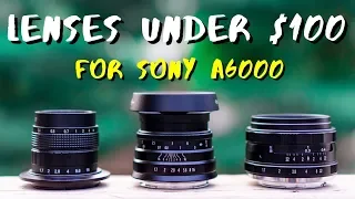 Sony a6000 Lenses For Under $100!