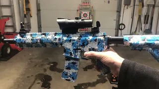 Demo and FPS Test: ASMRCAP M416 Electric Gel Ball Blaster