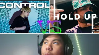 NOOB Beatboxer Reacts || HISS VS B-ART | Control vs Hold Up | #bbu22 Semi Final Battles!!