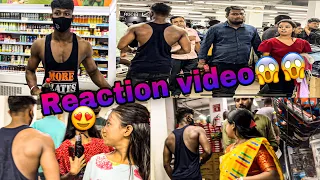 WHEN BODYBUILDER ENTER A MALL-AMAZING GIRLS RECTION //public relations video// Reactions video