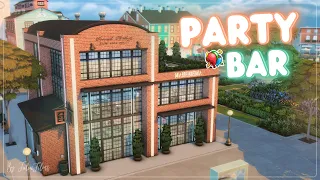 Бар для вечеринок🎊🎇│Строительство│Party Bar│SpeedBuild│NO CC [The Sims 4]