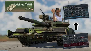 STOCK GRIND MODULES FOR T-90S BHISHMA 💀 - WAR THUNDER