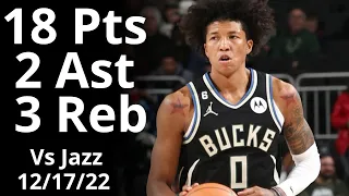 Marjon Beauchamp 18 Pts 3 Reb 2 Ast vs Jazz Highlights