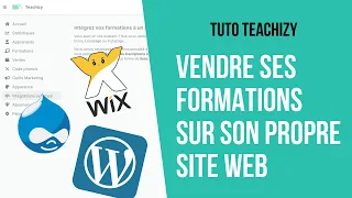 [TUTO TEACHIZY] Vendre ses formations Teachizy sur son propre site web (WordPress, Wix, Ionos...)