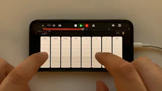 Maroon 5 - Memories on iPhone (GarageBand)