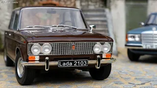 1:18 Lada 1500 2103 1975, chocolate brown - Triple9 [Unboxing]