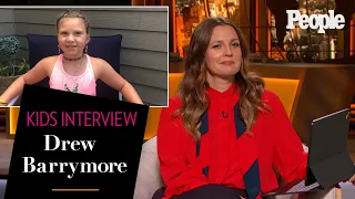 Kids Interview Drew Barrymore On Baking With Her Kids, Her Favorite Scary Movie And More | PeopleTV