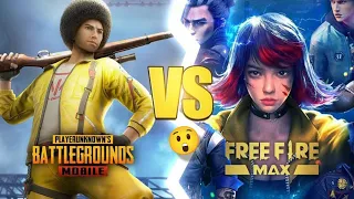 FREE FIRE VS PUBG (BGMI) | ACTION AND MOST CHALLENGING BATTLE GAMES FOR ANDROID ( BEST EVER )