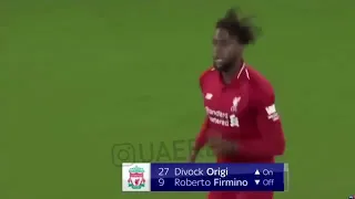 Dramatic Goal by Origi vs Everton