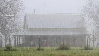 Basta Ouvir 3 Minutos | E Sono Profundo Imediatamente com Som de Chuva e Trovoadas no Telhado