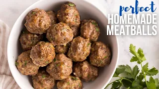 Easy Meatball Recipe: Bake, Fry, Simmer or Slow Cook! | The Recipe Rebel