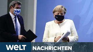 TAG DER ENTSCHEIDUNG: Hochspannung vor "historischem" Corona-Gipfel bei Merkel