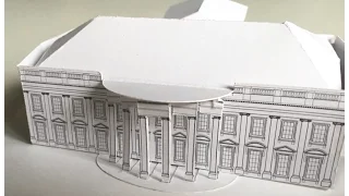 White House Pop-Up card