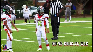 FREE FLOW VISUALS - 8U VA Bulls punish WAR Seminoles 40-0 at homecoming. #youthfootballhighlights