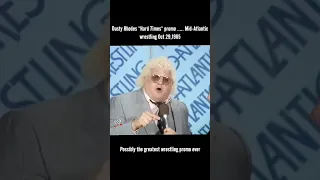 Possibly the greatest wrestling promo ever...Dusty Rhodes "Hard Times "