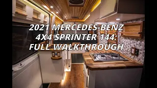 FULLY LOADED 2021 Mercedes-Benz 4x4 Sprinter 2500 144" [Full Walkthrough]