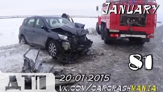 Подборка Аварий и ДТП от 20.01.2015 Январь 2015 (#81) / Car crash compilation January 2015