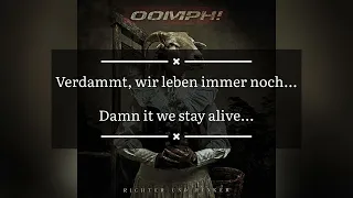Oomph!- Wem die Stunde schlägt lyrics with English translation