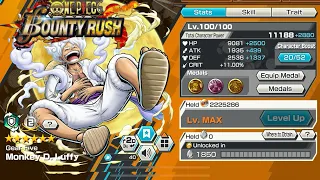 GEAR 5 MONKEY D. LUFFY GAMEPLAY | ONE PIECE BOUNTY RUSH | OPBR #opbr #opbrgameplay #bountyrush