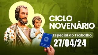 6º dia do Ciclo Novenário especial do Trabalho - Novena dos Filhos e Filhas de São José - 27/04/24