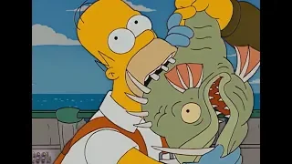 The Simpsons  - Eating Monster lives under the Sea!