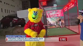 Opening day for the Fresno Grizzlies