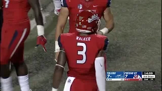 Mykal Walker (Fresno State DE #3) Vs. Toledo 2018