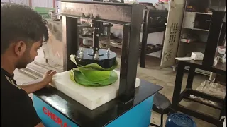 Banana Leaf Plate Making Machine | Available on IndiaMART