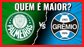 PALMEIRAS VS GREMIO, QUEM É MAIOR [Comparativo de Títulos]