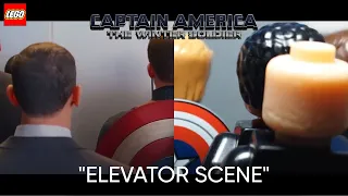 "Elevator Scene" in LEGO Stop Motion | Captain America: The Winter Soldier