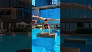 Impeccable Handstand And Dive ❤️