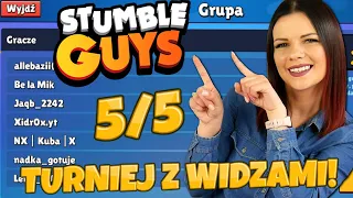 STUMBLE GUYS❤️ OSTATNI ODCINEK -TRANSMISJA TURNIEJU Z WIDZAMI!😍#stumbleguys #news #turniej