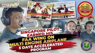 Singapore Pilot Story Gets Multi Engine Rating in 5 Days | Accelerated Pilot School