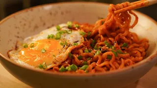 Korean Spicy Ramen Noodles Recipe
