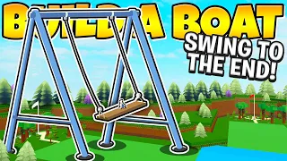 WORLD RECORD Biggest SWING TO THE END In Build a Boat!