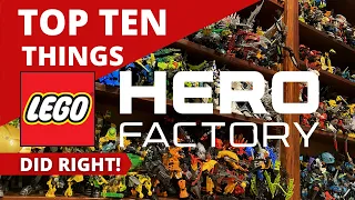 Top Ten Things Hero Factory did Right (and Sometimes Better than BIONICLE!)