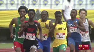 CARIFTA Games 2024 Grenada | Boys 800 Meter Run Under 20 SF 2