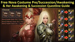 Free Nova Costume Pre/Succession/Awakening & NOVA Awakening & Succession Questline Guide (Timestamp)