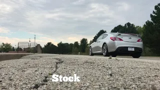 Genesis coupe 2.0t catback exhaust with ISR downpipe & testpipe