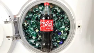 Experiment - Ariel Pods and Coca - Cola - in a Washing Machine