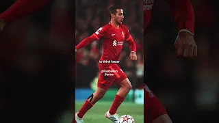 Liverpool midfielder Thiago Alcântara emphasis on playing to your strengths 🧠⚽♥️