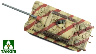 Jagdtiger tank destroyer (Takom 1/35 scale model)