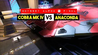 Odyssey: Cobra Mk IV vs Anaconda (Elite)