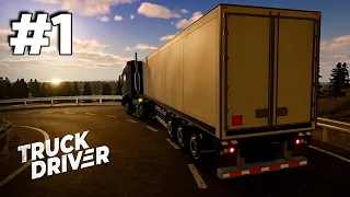 TRUCK DRIVER [PS4] LETS GET TRUCKING! - EP1 (GAMEPLAY / PLAYTHROUGH)