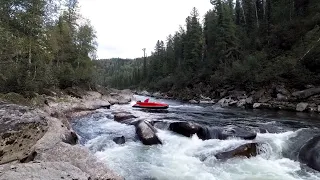 Чуть не вышел из лодки. Водометная лодка. Река Бельсу.