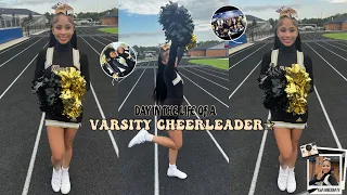 VLOG: day in the life of a varsity cheerleader ✰ | game day, roadtrip, & more!